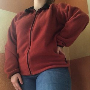 Burnt orange timberland jacket